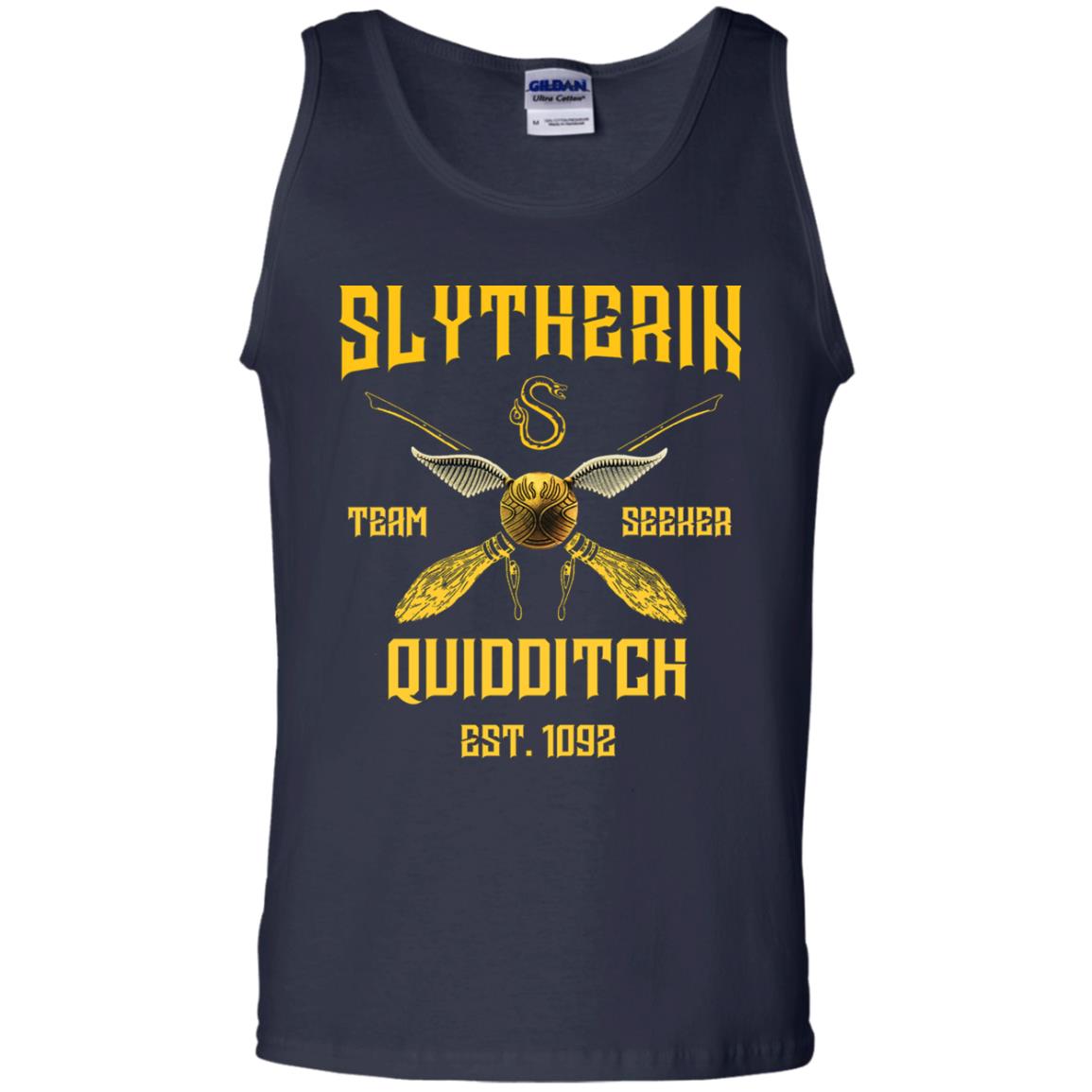 Slytherin Quiddith Team Seeker Est 1092 Harry Potter Shirt Navy