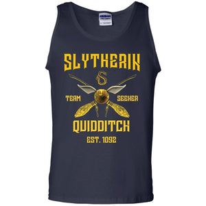 Slytherin Quiddith Team Seeker Est 1092 Harry Potter ShirtG220 Gildan 100% Cotton Tank Top