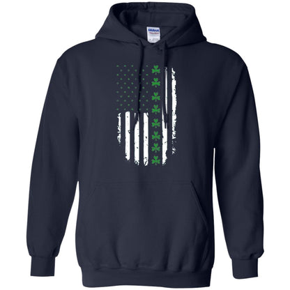 Irish American Flag St. Patrick_s Day T-shirt Navy