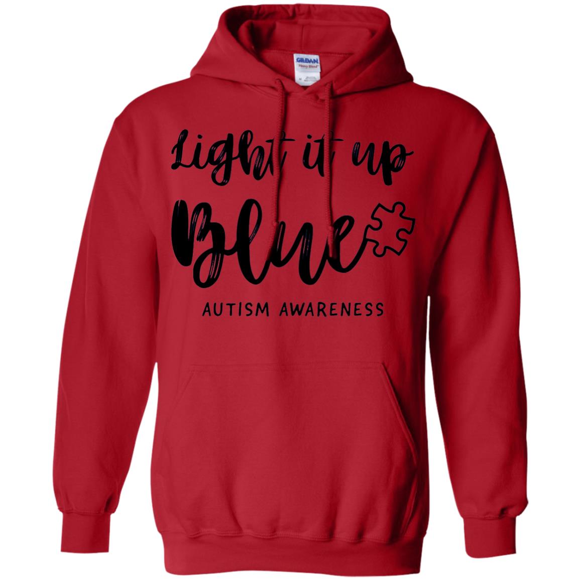 Autism Awareness Shirts Light It Up Blue Red