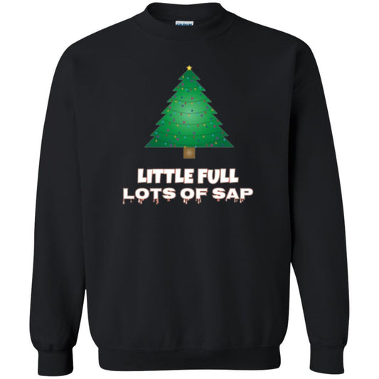 Christmas T-shirt Little Full Lots Of Sap Black
