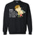 Dad Thank You For Teaching Me How To Be A Man Even Though I_m Your DaughterG180 Gildan Crewneck Pullover Sweatshirt 8 oz.