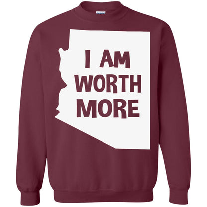 Arizona Teacher Shirt I Am Worth More Maroon