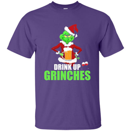Christmas T-shirt Drink Up Grinches Purple
