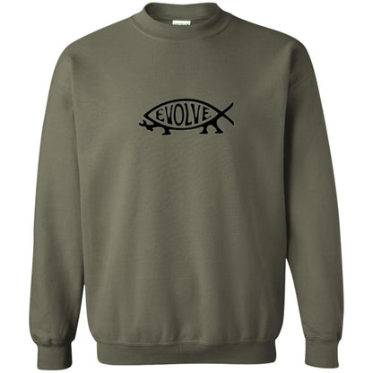 Darwin Evolution Evolve T-shirt Military Green