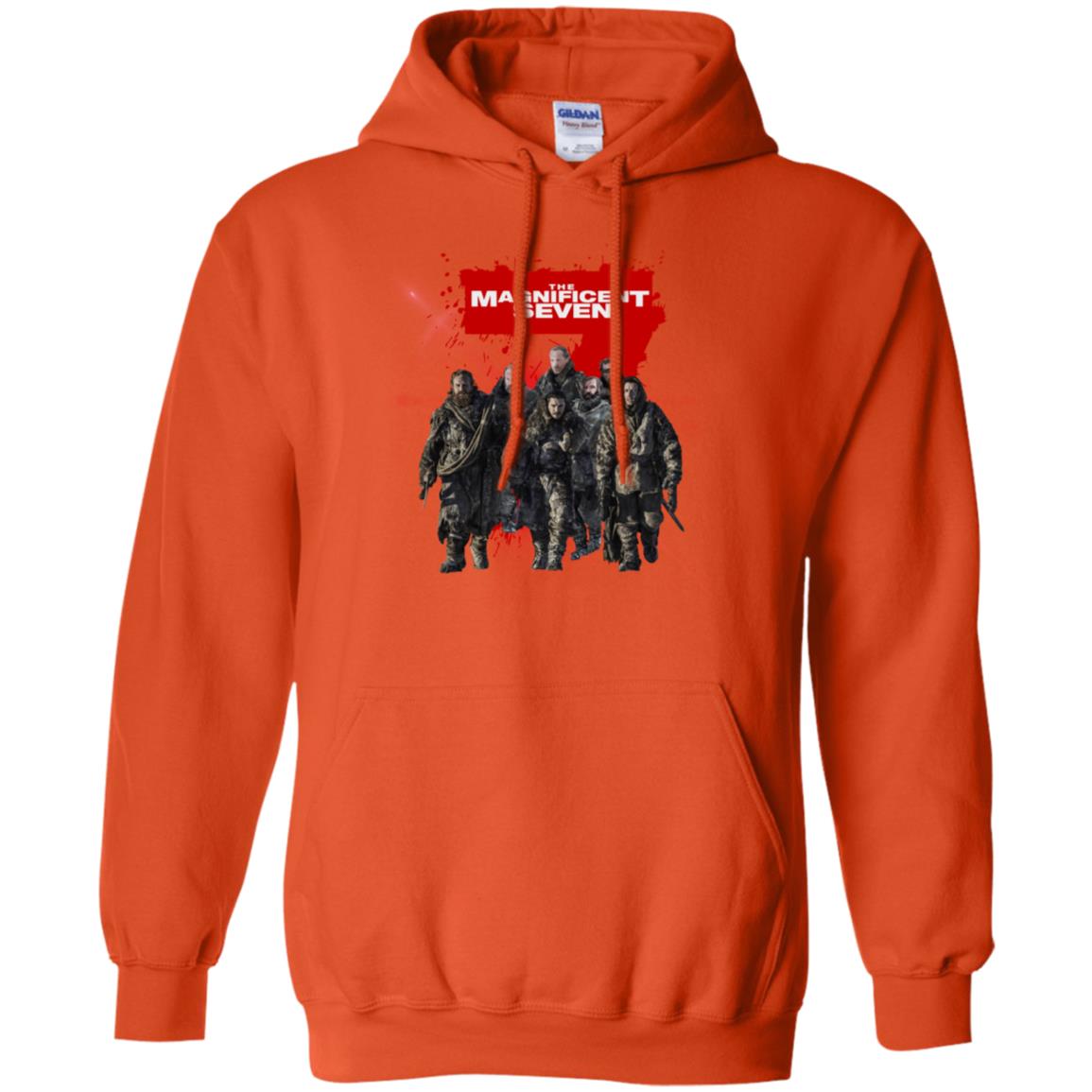 The Magnificent Seven Game Of Thrones Version T-shirt Orange