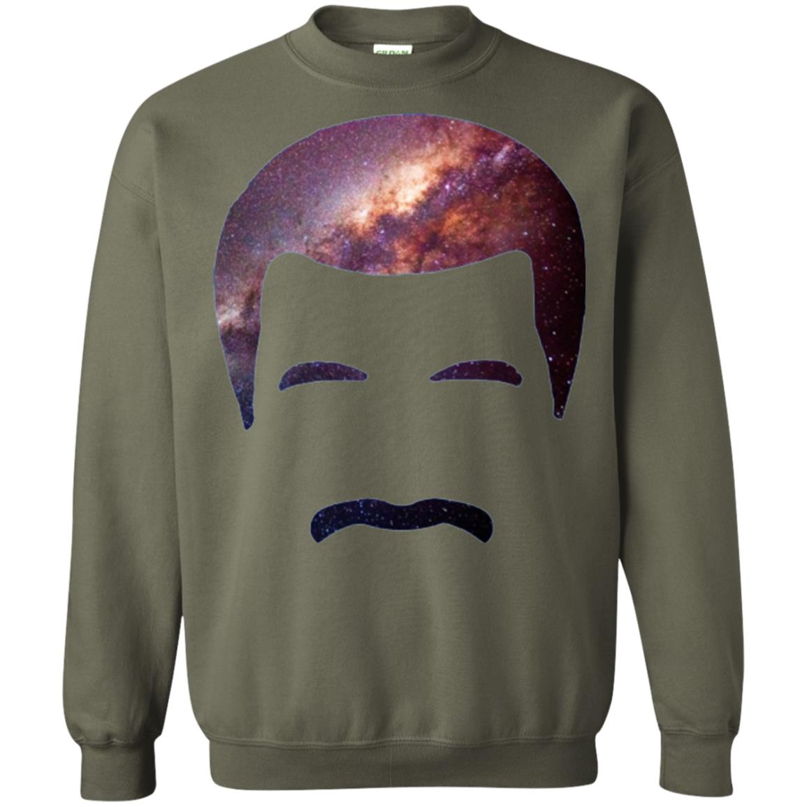 Neil Degrasse Tyson Galaxy T-shirt Military Green