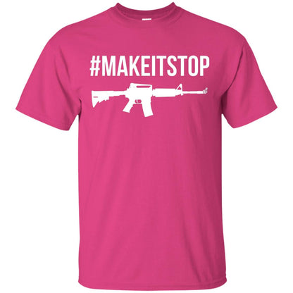 Make It Stop Anti-gun Violence Political T-shirt Heliconia