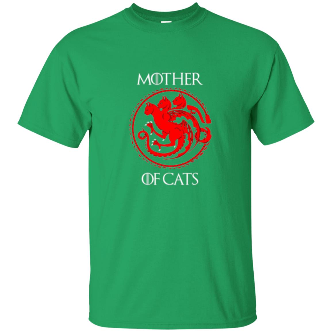 Cat Lovers T-shirt Mother Of Cat Irish Green