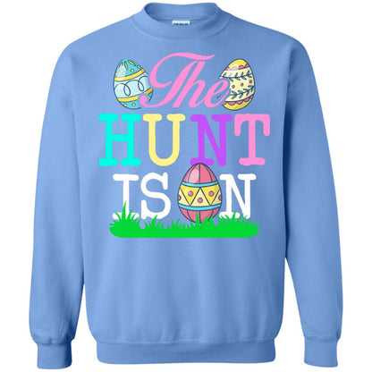 Easter Shirt The Hunt Is On Carolina Blue