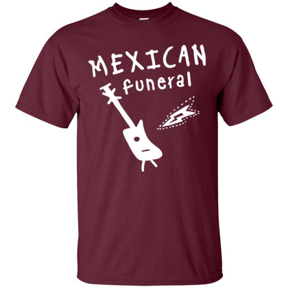 Musican T-shirt Mexican Funeral Dirk Gently Band Maroon
