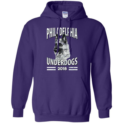 Dog Lover T-shirt Philadelphia Underdogs 2018 T-shirt Purple