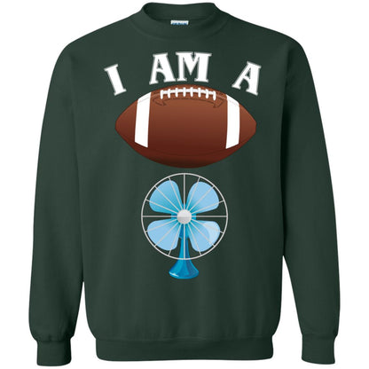 Football Lover T-shirt I Am A Football Fan Forest Green