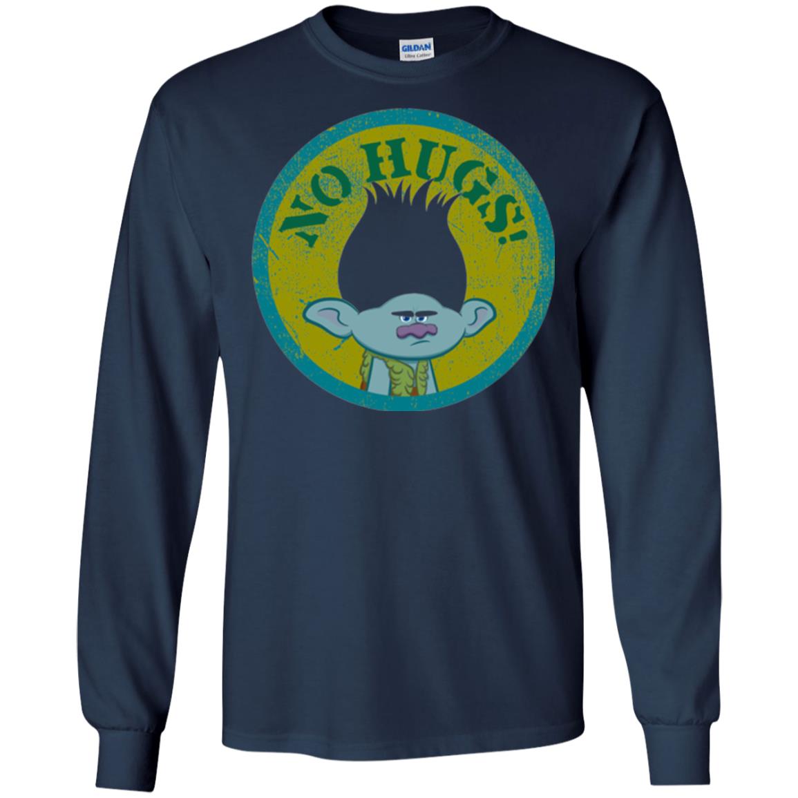 Dream Works_ Trolls No Hugs T-shirt Navy