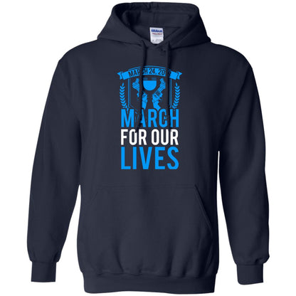 Anti Gun T-shirt March For Our Lives March 24 2018 Navy