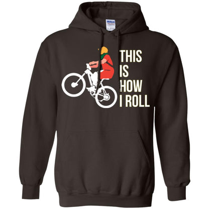 Bicycle T-shirt This Is How I Roll Dark Chocolate