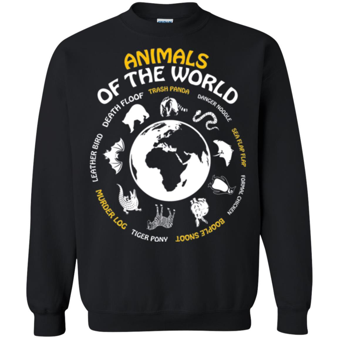 Rare Animals Of The World T-shirt Black