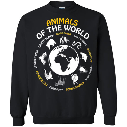 Rare Animals Of The World T-shirt Black