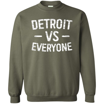 Detroit Vs Everyone T-shirt Military Green