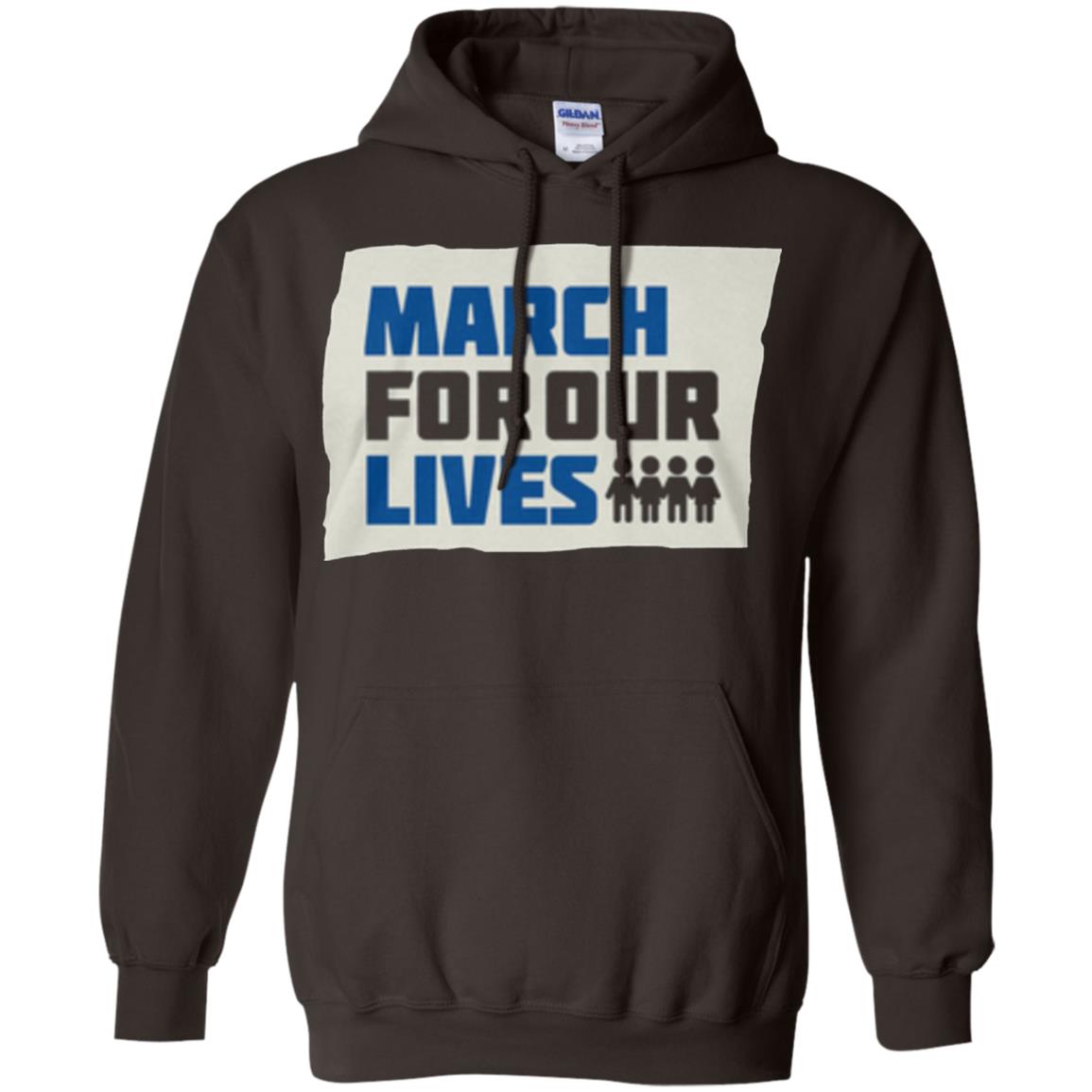 March For Our Lives Anti Gun T-shirt Dark Chocolate