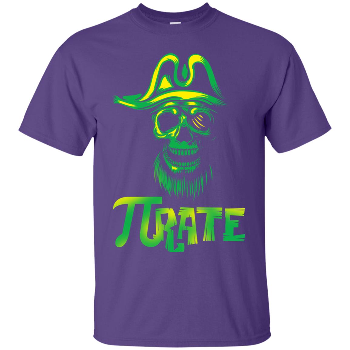 Pi Day T-shirt Funny Pirate Purple
