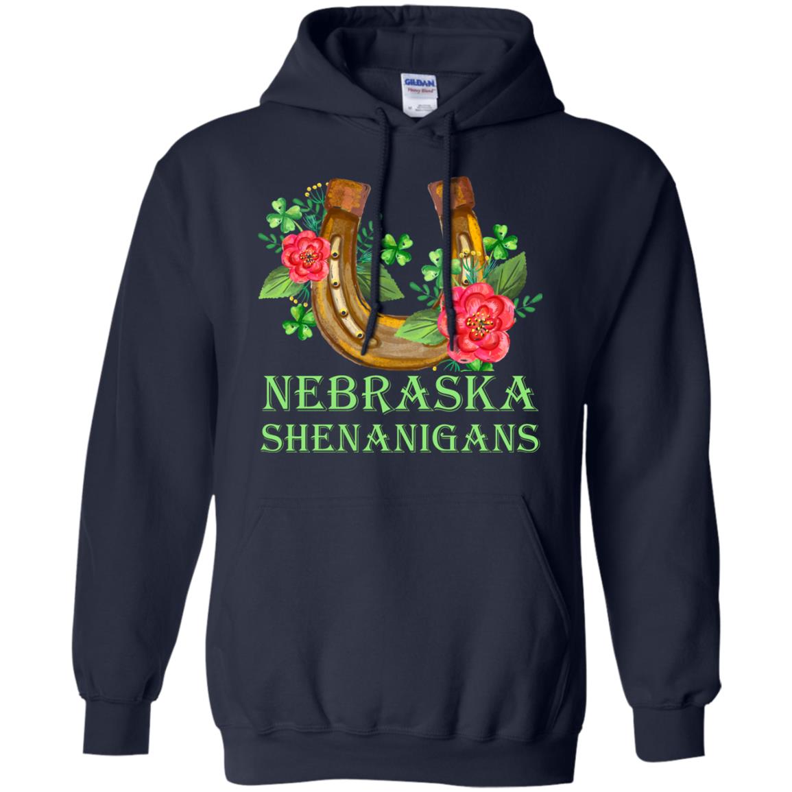 Horse Lover T-shirt Nebraska Shenanigans Navy