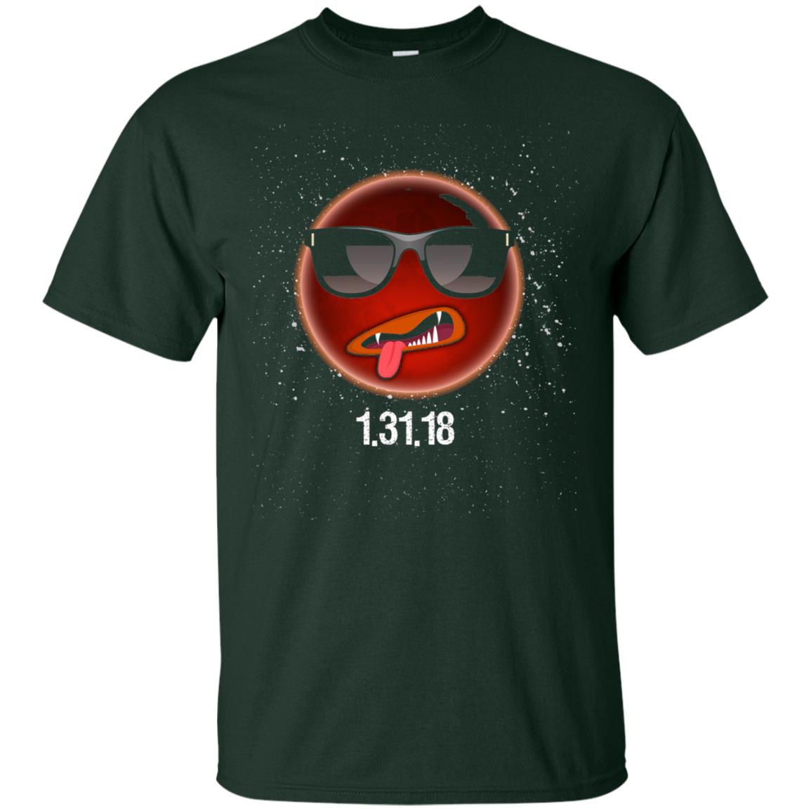 Total Lunar Eclipse T Shirt Funny Astronomy Celestial Meme T-shirt Forest Green