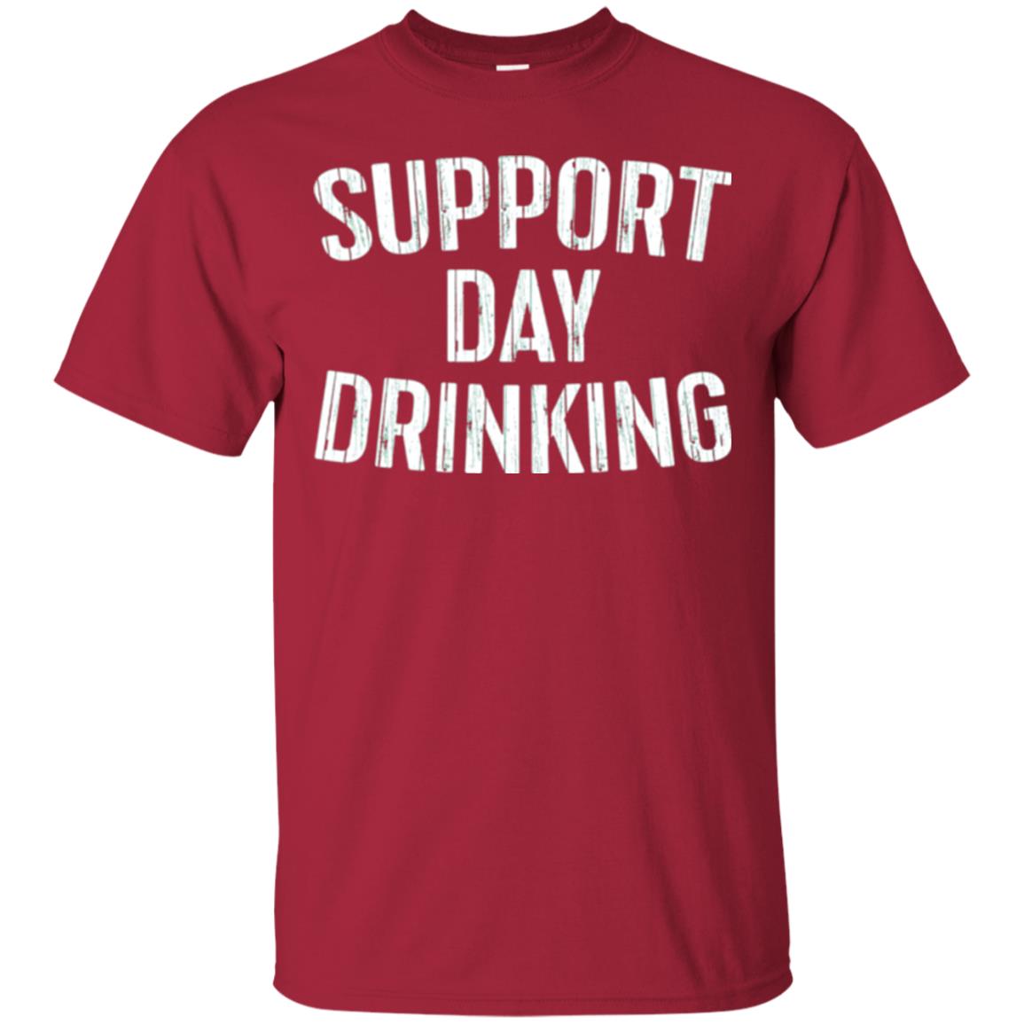 Support Day Drinking Funny Drinking Gift T-shirt Cardinal