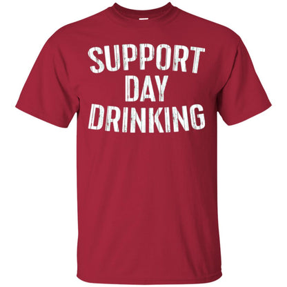 Support Day Drinking Funny Drinking Gift T-shirt Cardinal