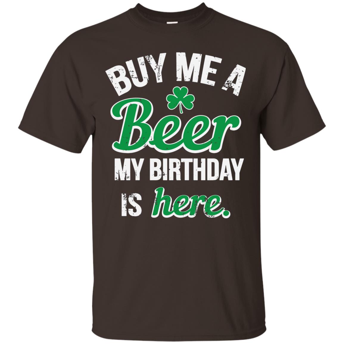 Buy Me A Beer Saint Patricks Day T-shirt Dark Chocolate