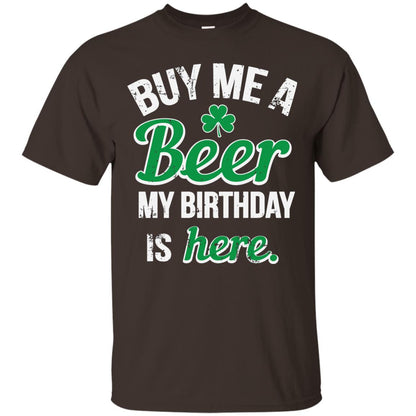 Buy Me A Beer Saint Patricks Day T-shirt Dark Chocolate