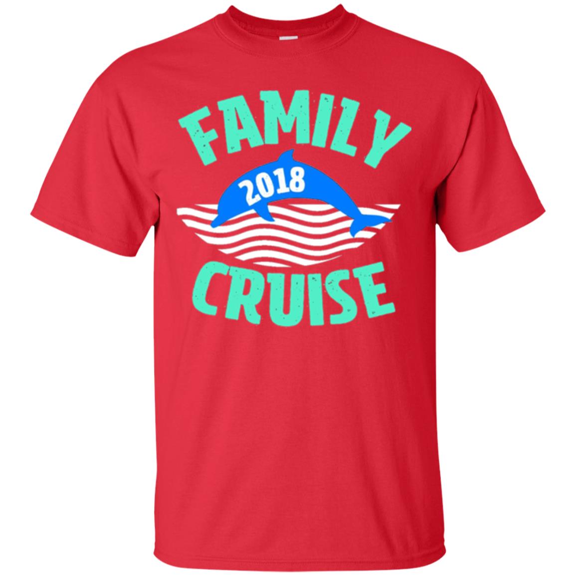 Family T-shirt Cruise Vacation 2018 Red