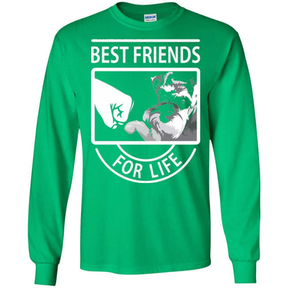 Schnauzer Lover T-shirt Best Friends For Life Irish Green