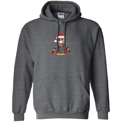 Cat Lovers T-shirt Meowy Christmas Dark Heather