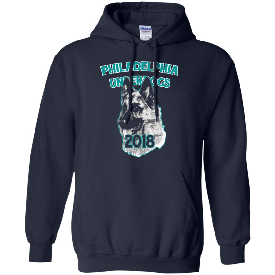 Dog Lover T-shirt Philadelphia Underdogs Celebration 2018 T-shirt Navy