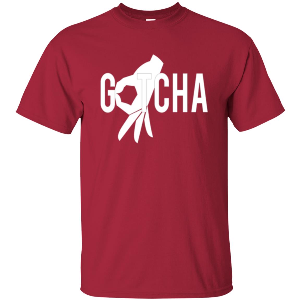 Gotcha Finger Circle Game T-shirt Cardinal