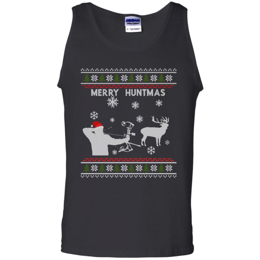 Hunting Christmas X-mas Gift Shirt For Mens Black