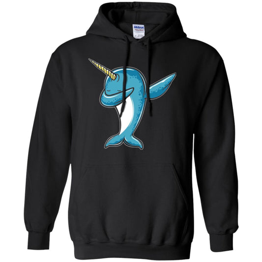 Dabbing Narwhal T-shirt Black