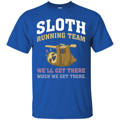Sloth Running Team We Will Get There When We Get There Royal