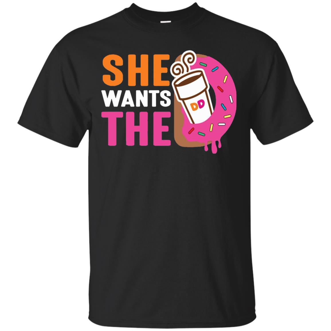 She Wants The D Dunking T-shirt Black