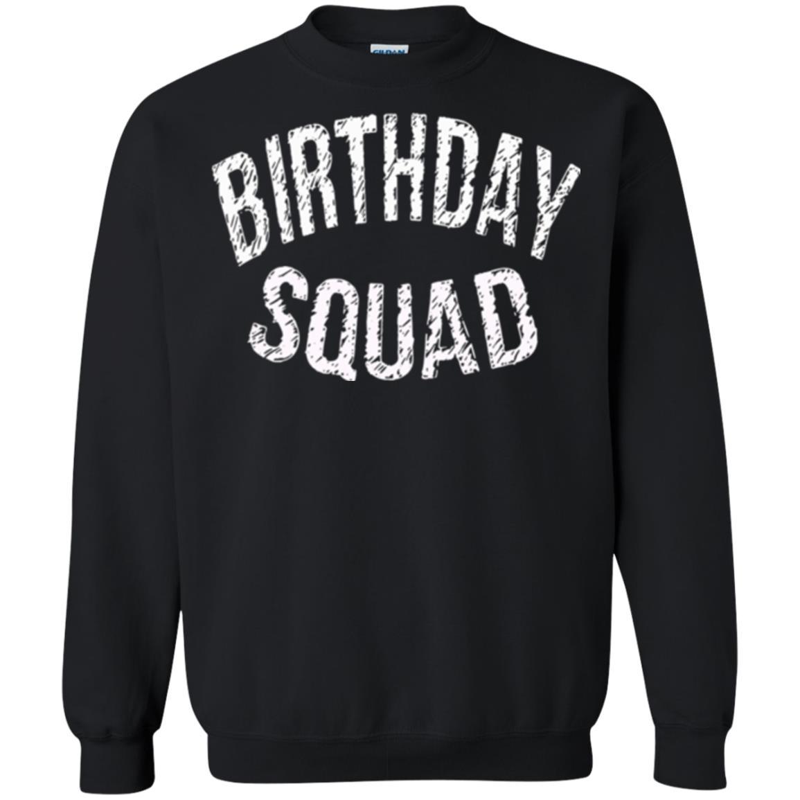 Birthday Squad T-shirt Black