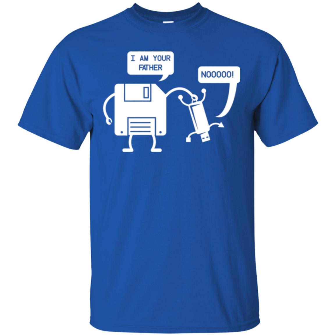 Usb Floppy Disk T-shirt I Am Your Father Royal