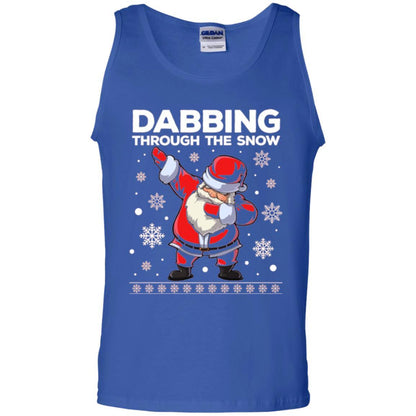 Christmas T-shirt Dabbing Through The Snow T-shirt Royal