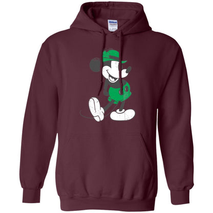 Mickey Mouse St. Patrick_s Day T-shirt Maroon