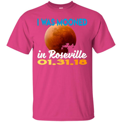 Mooned In Roseville Lunar Eclipse Matching Family T-shirt Heliconia