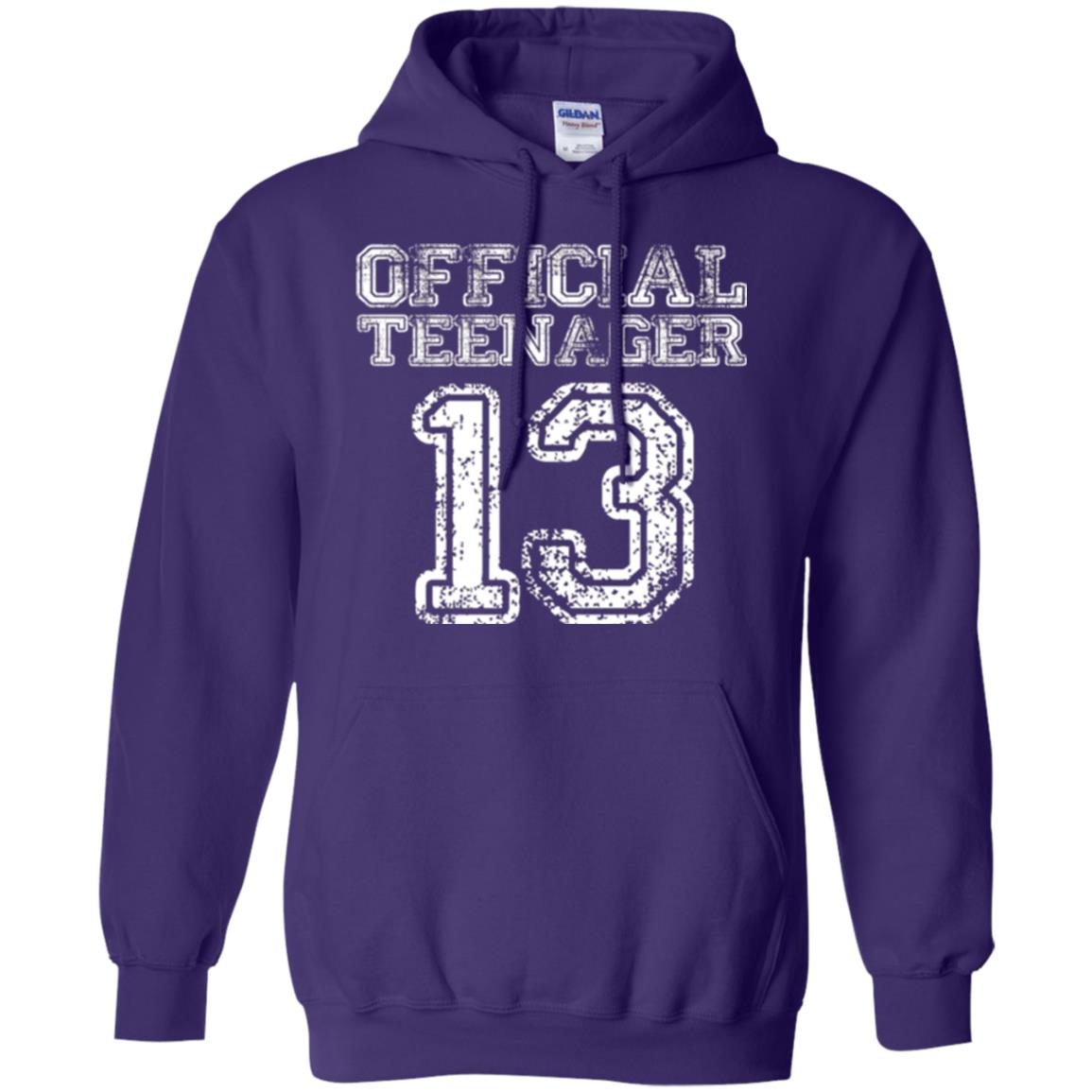 Brithday T-shirt Official Teenager T-shirt Purple