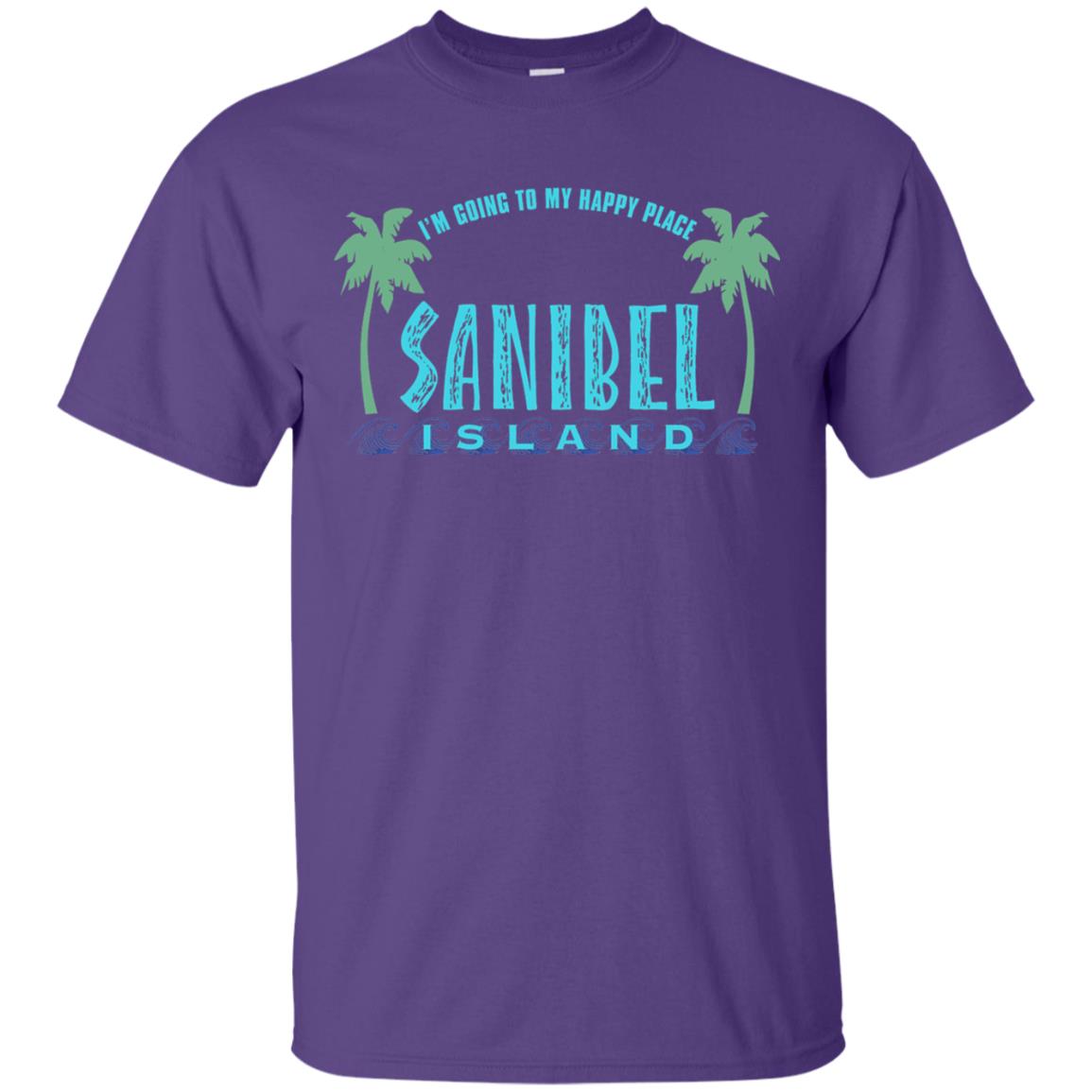 Sanibel Island Im Going To My Happy Place Summer Shirt Purple