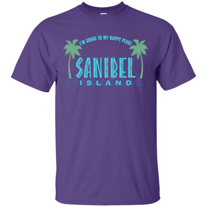 Sanibel Island Im Going To My Happy Place Summer Shirt Purple