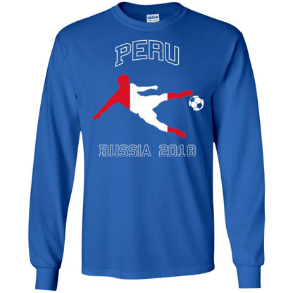 Soccer Lovers T-shirt Peru Russia In 2018 Royal