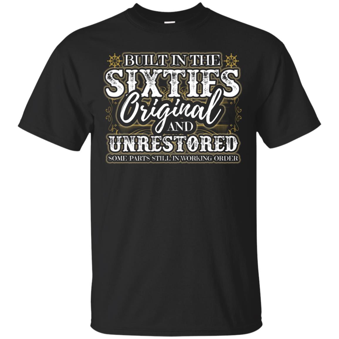 Built In The Sixties Original And Unrestored 1960s Birthday Shirt Black